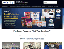 Tablet Screenshot of marcinc.com